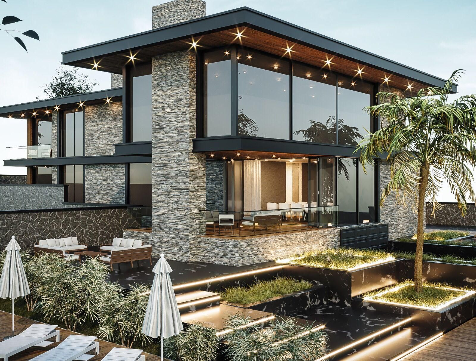 Villa İzometrik Dış Çekim